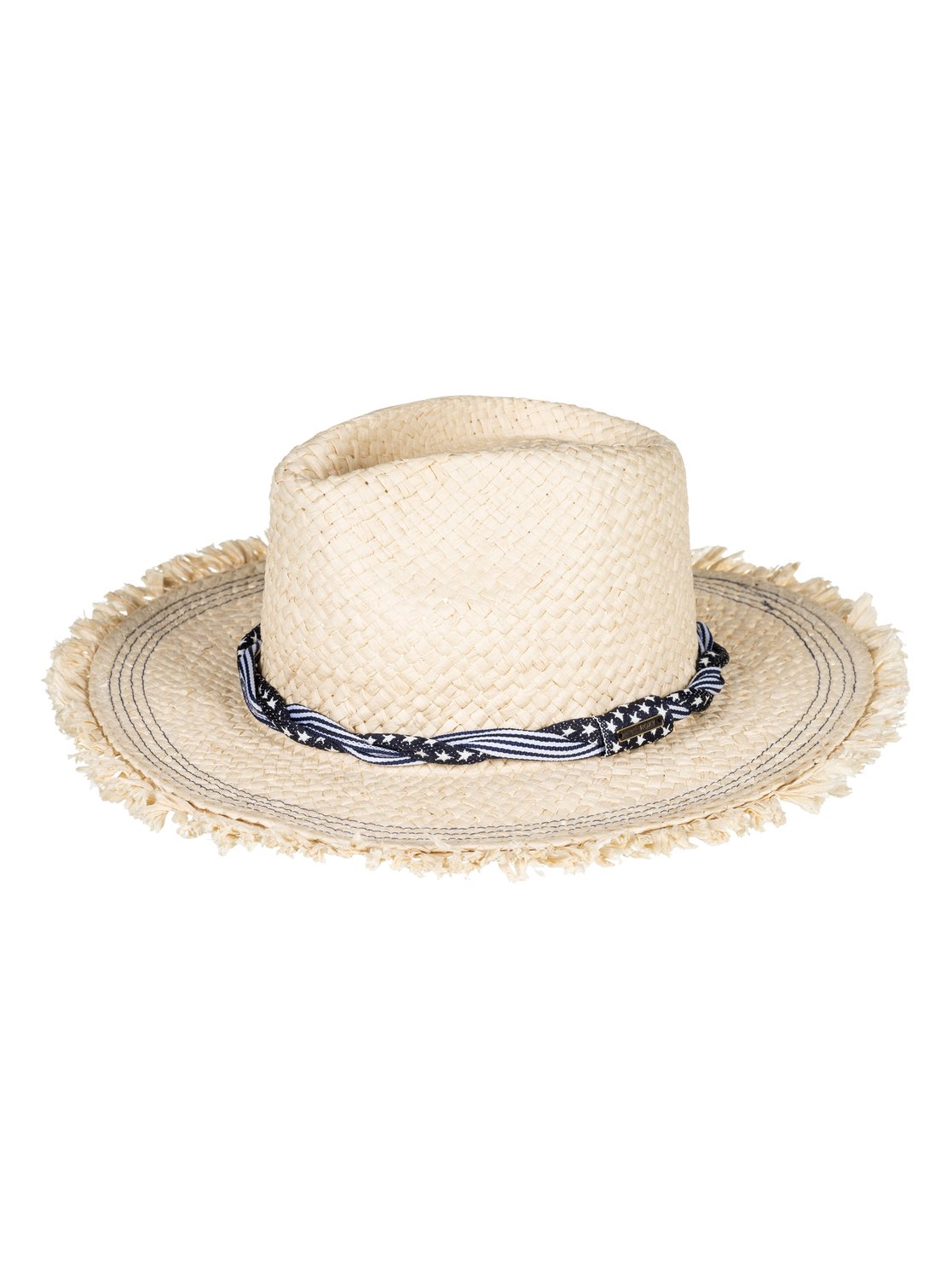 Beach Wearing Straw Panama Hat